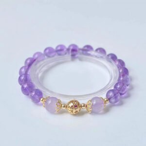 Amethyst Elegance Bracelet: Spiritual Purification & Royal Vibe